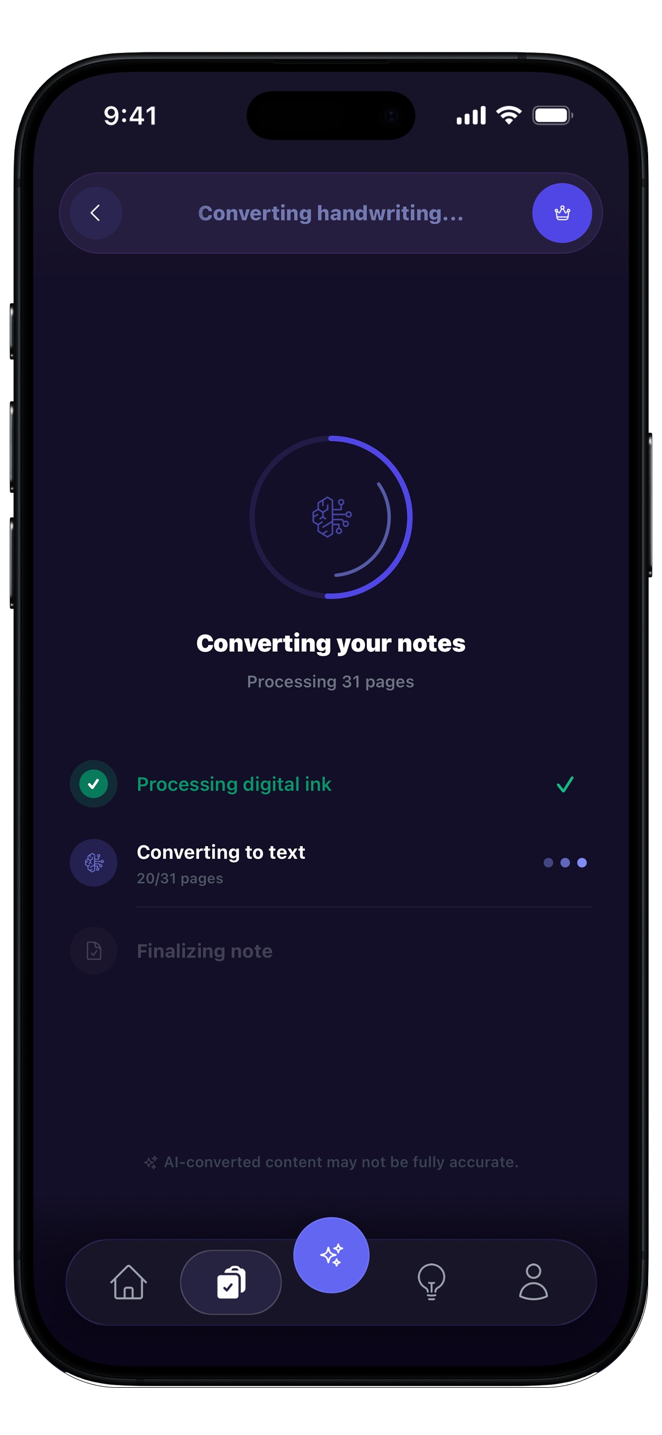 Notalia: Handwritten Notes